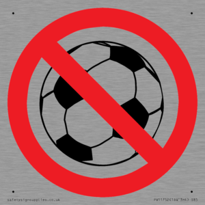 P909 Prohibition: No ball games